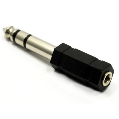 Adaptateur jack 3.5mm femelle vers jack 6.35mm mâle D2