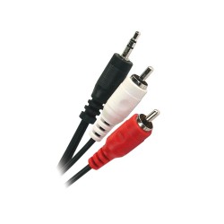 Câble Jack3,5mm vers 2 RCA...