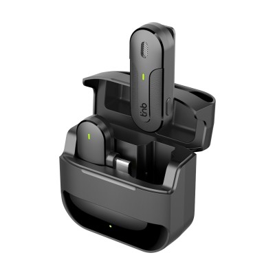 Micro cravate sans-fil avec boitier de charge TNB INFLUENCE - NOIR