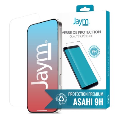 VERRE TREMPÉ JAYM - VERSION 2.5D POUR IPHONE 12/12PRO