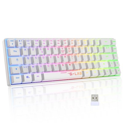 CLAVIER GAMING MEMBRANE THE G-LAB KEYZ HYDROGEN - VERSION SANS FIL% - Wireless