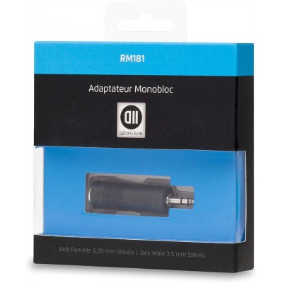 Adaptateur Jack 6.35mm femelle Jack 3.5mm D2